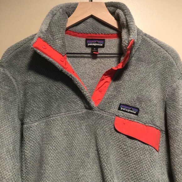 Patagonia Fleece Women's Re-Tool Snap-T Pullover size XL Fall/Cozy/Jacket - Picture 2 of 7